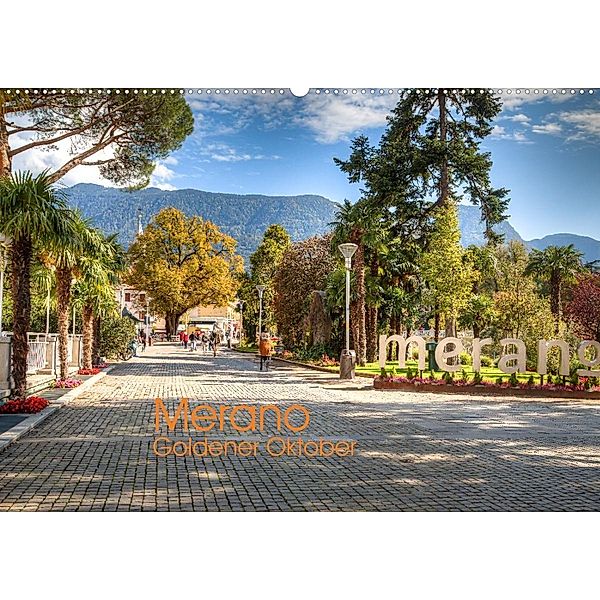 Merano Goldener Oktober (Wandkalender 2021 DIN A2 quer), Sascha Haas Photography