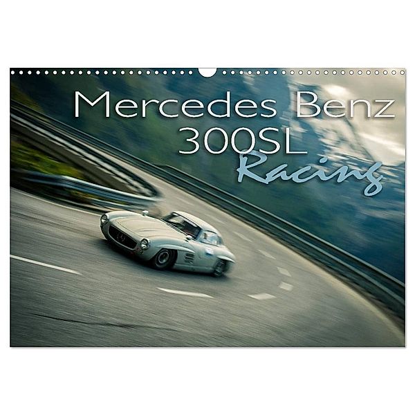 Mercedes Benz 300SL - Racing (Wandkalender 2024 DIN A3 quer), CALVENDO Monatskalender, Johann Hinrichs