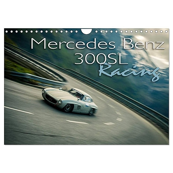 Mercedes Benz 300SL - Racing (Wandkalender 2024 DIN A4 quer), CALVENDO Monatskalender, Johann Hinrichs
