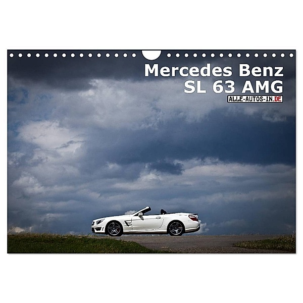 Mercedes-Benz SL 63 AMG (Wandkalender 2024 DIN A4 quer), CALVENDO Monatskalender, Jürgen Wolff
