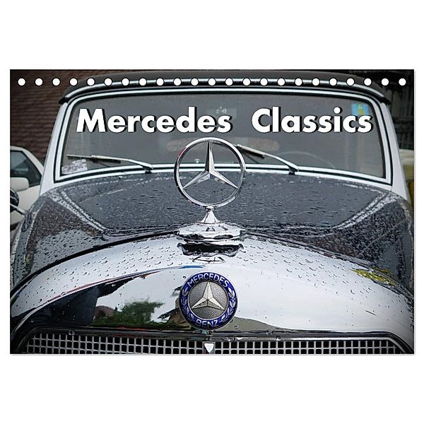 Mercedes Classics (Tischkalender 2024 DIN A5 quer), CALVENDO Monatskalender, Arie Wubben