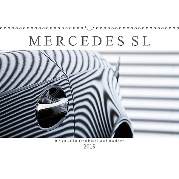 Mercedes SL R230 - Ein Denkmal auf Rädern (Wandkalender 2019 DIN A3 quer), Peter Schürholz