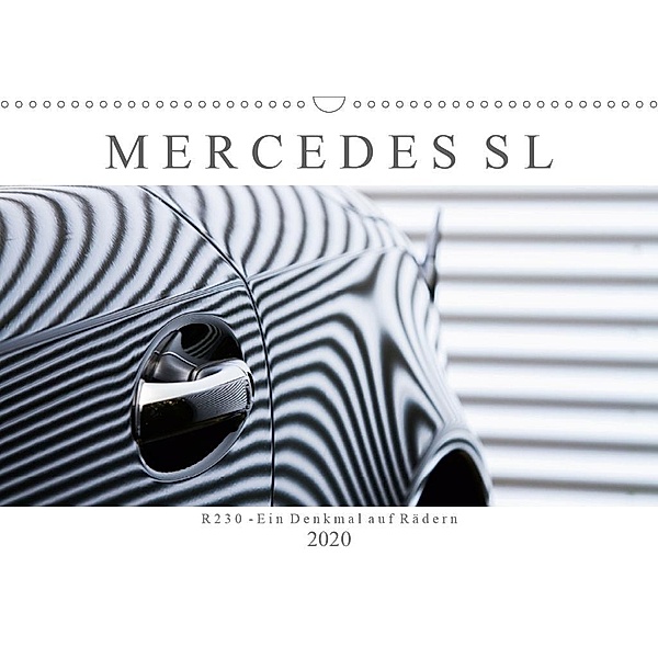 Mercedes SL R230 - Ein Denkmal auf Rädern (Wandkalender 2020 DIN A3 quer), Peter Schürholz