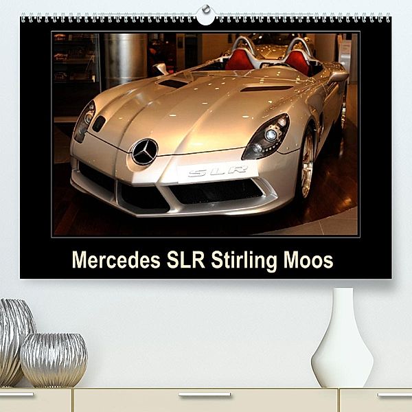 Mercedes SLR Stirling Moos (Premium, hochwertiger DIN A2 Wandkalender 2023, Kunstdruck in Hochglanz), Alain Hanel - Photographies