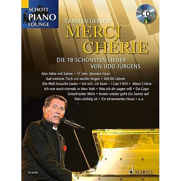 Merci Chérie, Klavier, m. Audio-CD, Udo Jürgens