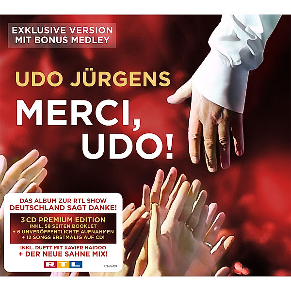 Merci, Udo! (Exklusive Version mit Bonus Medley, 3 CDs), Udo Jürgens