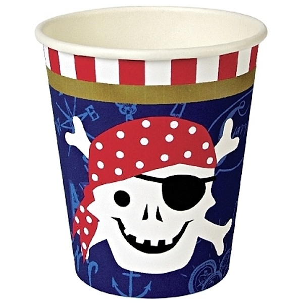 Meri Meri Ahoy There Pirate Party Becher