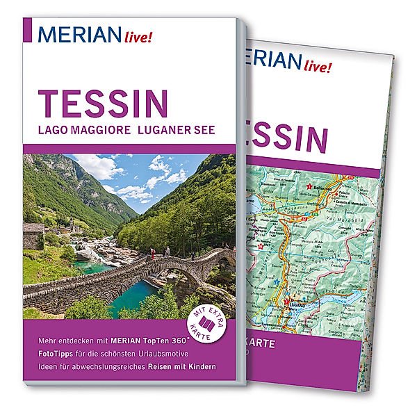 MERIAN live! Reiseführer Tessin, Lago Maggiore, Luganer See, Friederike von Bülow