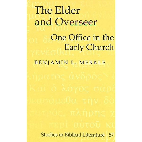 Merkle, B: Elder and Overseer, Benjamin L. Merkle
