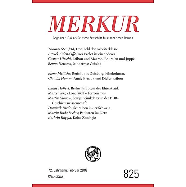 MERKUR 2/2018 / MERKUR Gegründet 1947 als Deutsche Zeitschrift für europäisches