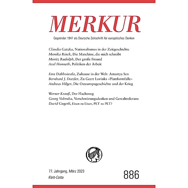 MERKUR  3/2023 / MERKUR Gegründet 1947 als Deutsche Zeitschrift für europäisches