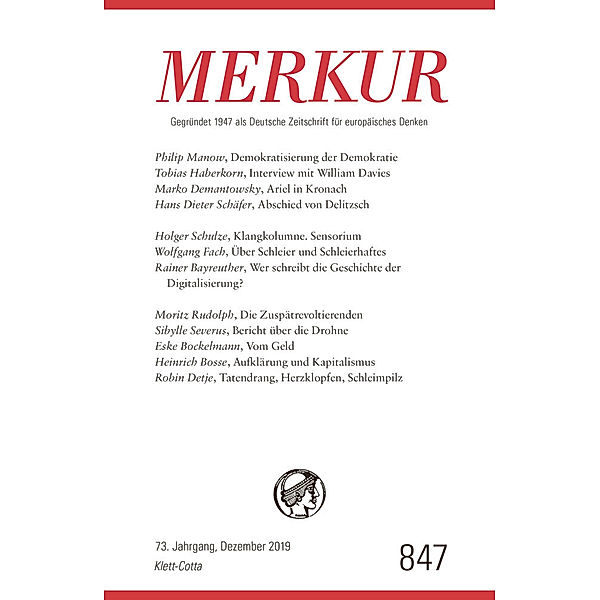MERKUR / MERKUR 12/2019.Nr.847