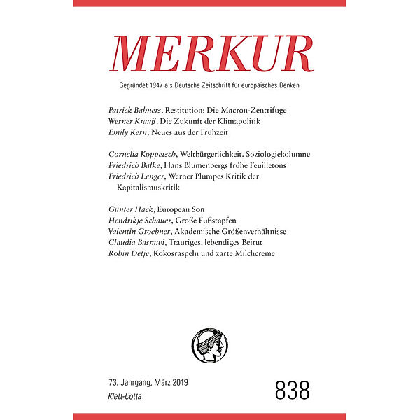 MERKUR / MERKUR 3/2019.Nr.838