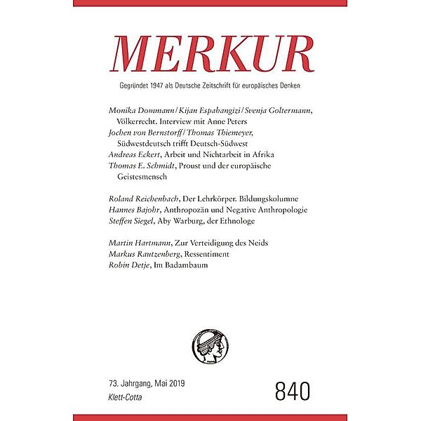 MERKUR / MERKUR 5/2019.Nr.840
