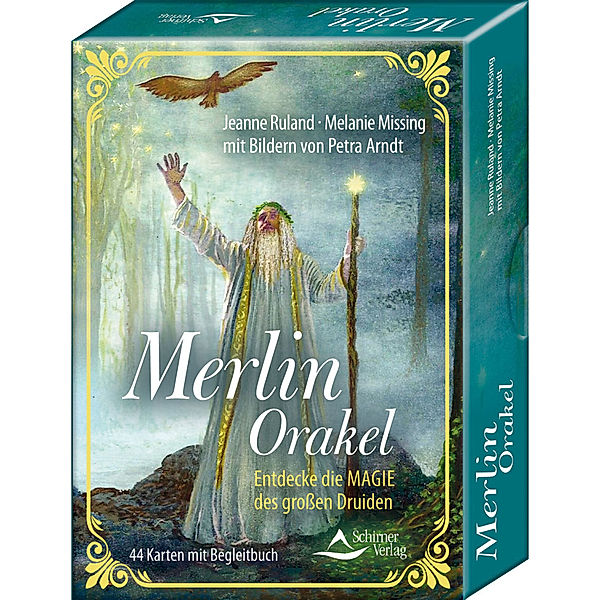 Merlin-Orakel, 44 Karten mit Begleitbuch, Jeanne Ruland, Melanie Missing, Petra Arndt