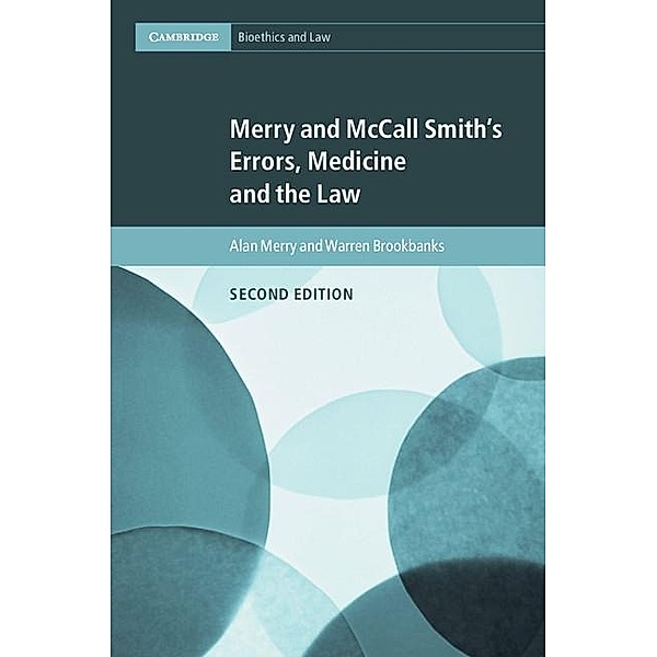 Merry and McCall Smith's Errors, Medicine and the Law / Cambridge Bioethics and Law, Alan Merry