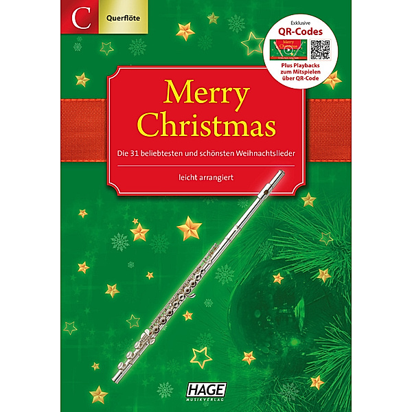 Merry Christmas für C-Instrumente (Querflöte, Oboe)