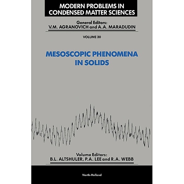 Mesoscopic Phenomena in Solids