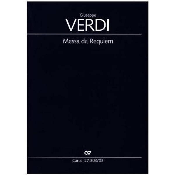 Messa da Requiem (Kammerorchester), Klavierauszug, Giuseppe Verdi