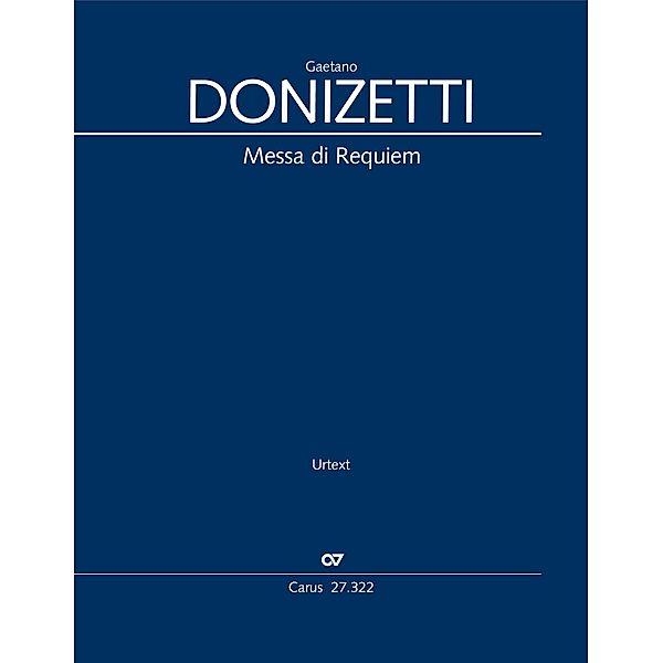 Messa di Requiem (Klavierauszug), Gaetano Donizetti