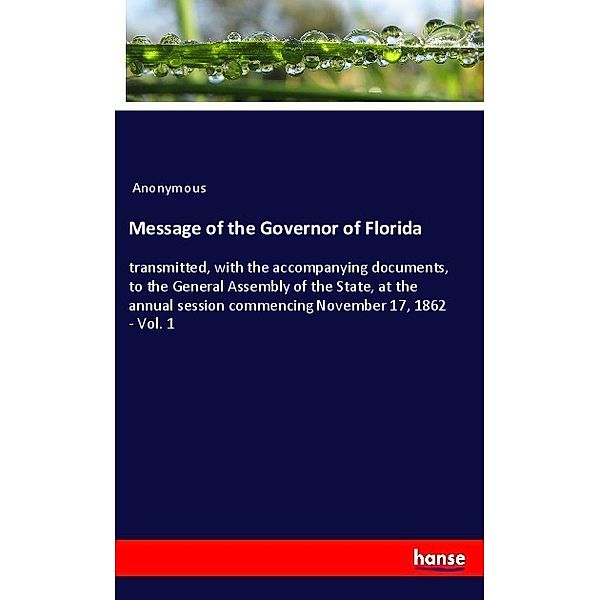 Message of the Governor of Florida, Anonym