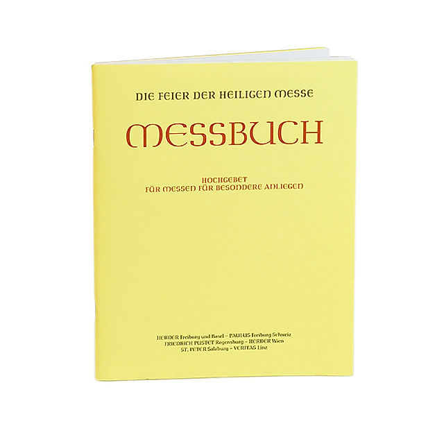 Messbuch: Hochgebet für Messen für besondere Anliegen Buch jetzt online bei  Weltbild.ch bestellen
