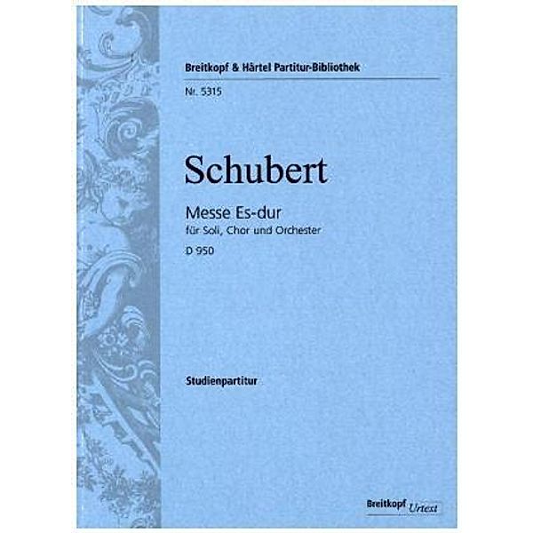 Messe Es-dur D 950, Studienpartitur, Franz Schubert