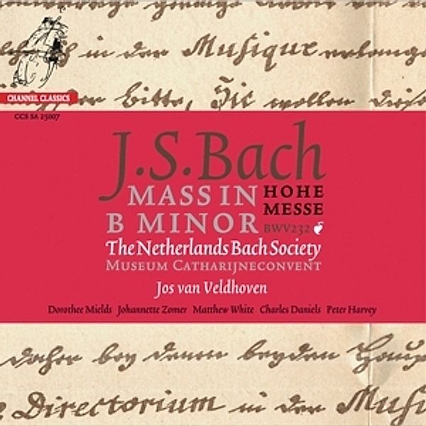 Messe H-Moll Bwv 232, Netherlands Bach Society