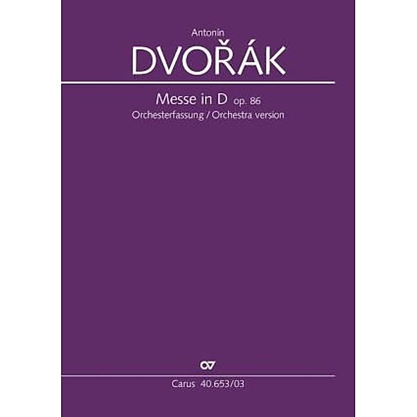 Messe in D (Klavierauszug), Antonin Dvorak