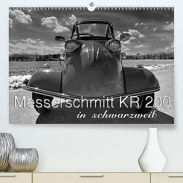 Messerschmitt KR 200 in schwarzweiß (Premium-Kalender 2020 DIN A2 quer), Ingo Laue