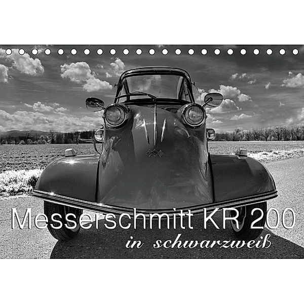 Messerschmitt KR 200 in schwarzweiß (Tischkalender 2020 DIN A5 quer), Ingo Laue