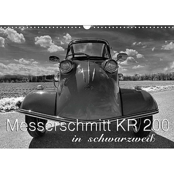 Messerschmitt KR 200 in schwarzweiß (Wandkalender 2021 DIN A3 quer), Ingo Laue