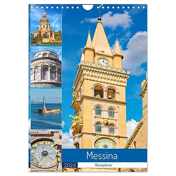 Messina - Reiseplaner (Wandkalender 2024 DIN A4 hoch), CALVENDO Monatskalender, Nina Schwarze