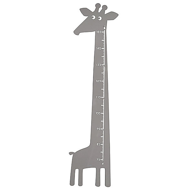 Roommate Messlatte GIRAFFE in grau