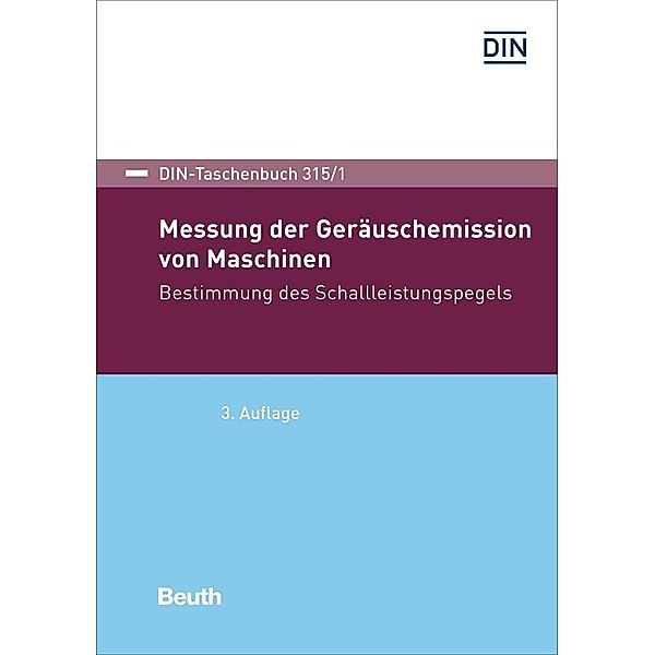 Messung der Geräuschemission von Maschinen