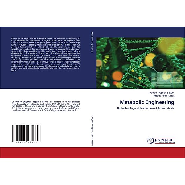 Metabolic Engineering, Pathan Shajahan Begum, Meerza Abdul Razak
