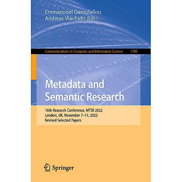 Metadata and Semantic Research