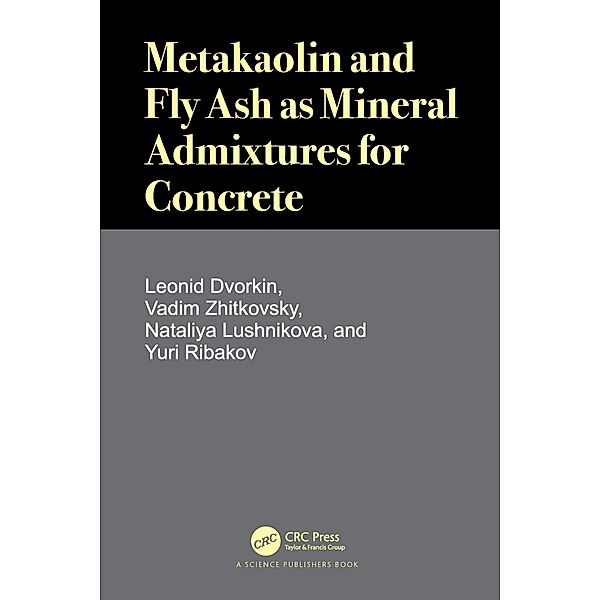 Metakaolin and Fly Ash as Mineral Admixtures for Concrete, Leonid Dvorkin, Vadim Zhitkovsky, Nataliya Lushnikova, Yuri Ribakov