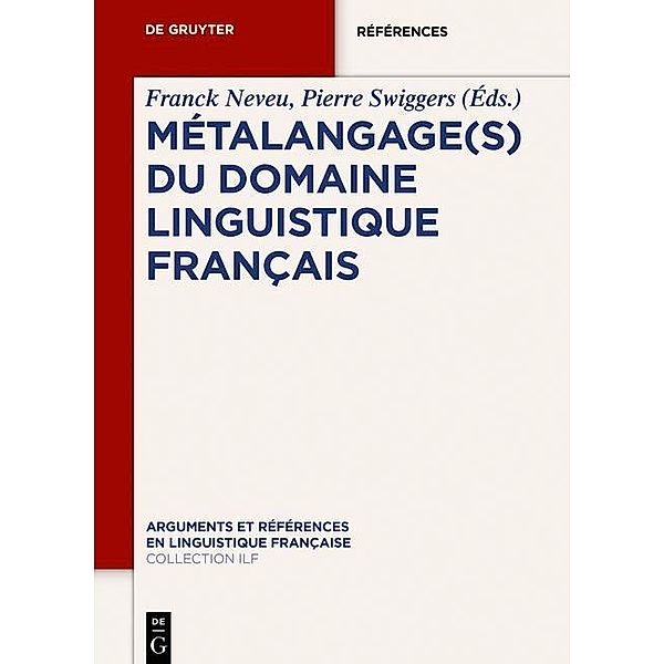 Métalangage(s) du domaine linguistique français