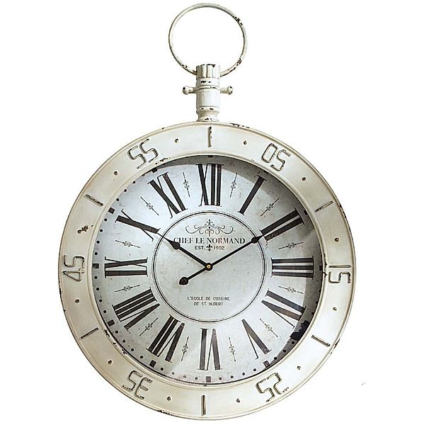 Metall-Wanduhr Blanche 60 cm