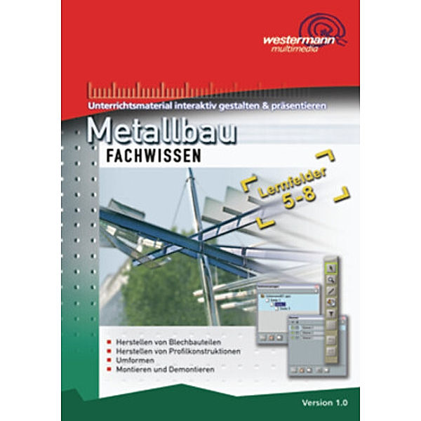 Metallbau Fachwissen, Lernfelder 5-8, CD-ROM