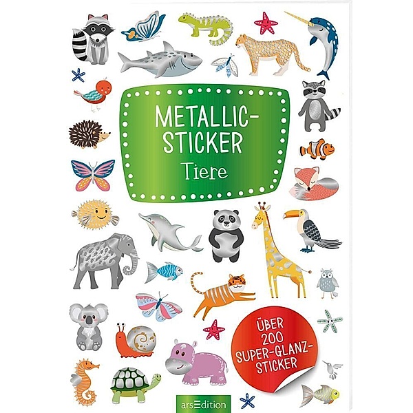 ars edition Metallic-Sticker Tiere