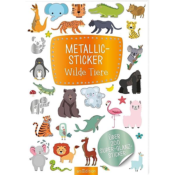 Metallic-Sticker - Wilde Tiere