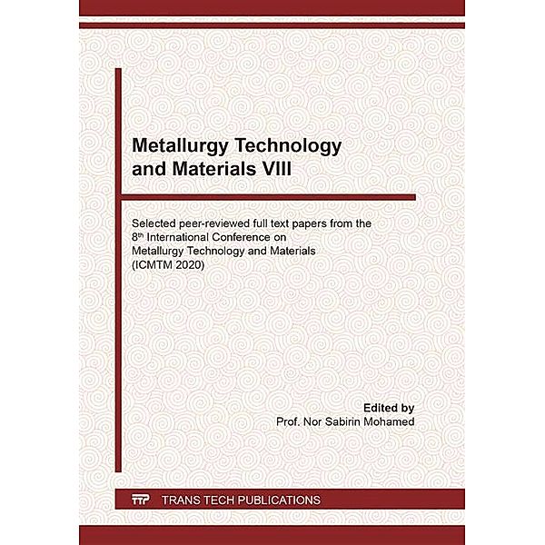 Metallurgy Technology and Materials VIII