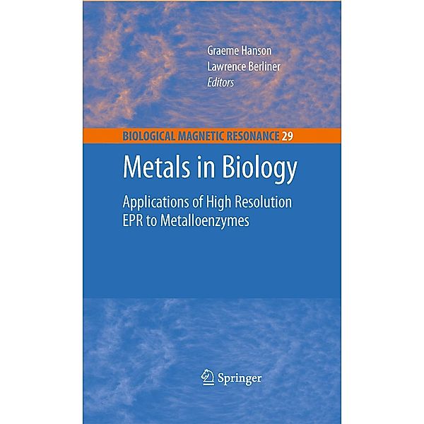 Metals in Biology / Biological Magnetic Resonance Bd.29