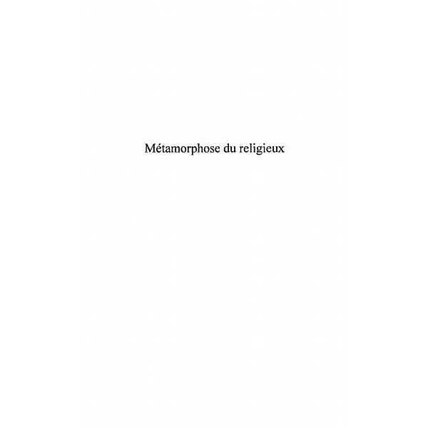 Metamorphoses du religieux / Hors-collection, Collectif