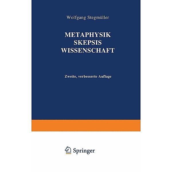 Metaphysik Skepsis Wissenschaft, Wolfgang Stegmüller