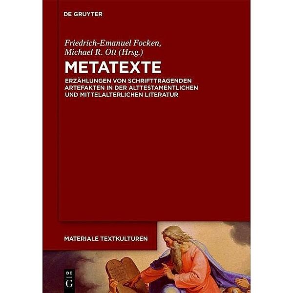 Metatexte / Materiale Textkulturen Bd.15
