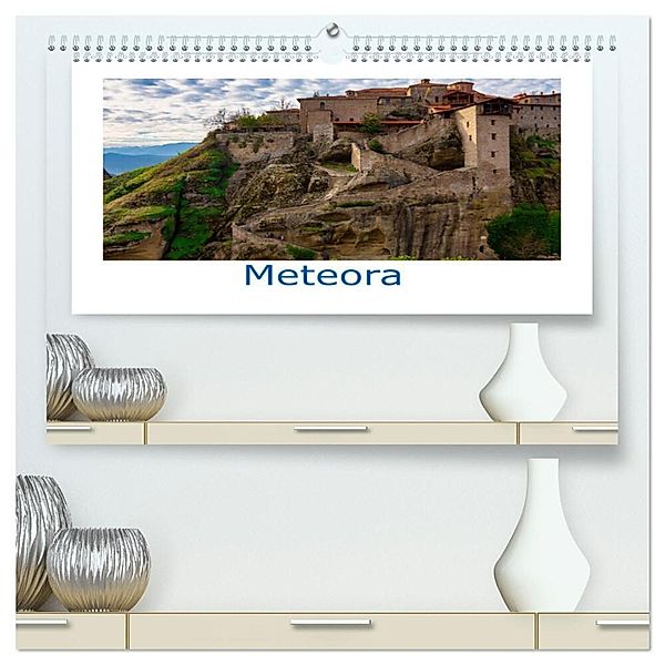 Meteora - Dem Himmel so nah (hochwertiger Premium Wandkalender 2025 DIN A2 quer), Kunstdruck in Hochglanz, Calvendo, thomas meinert