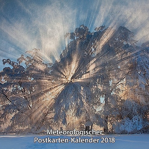 Meteorologischer Postkartenkalender 2018. Meteorological Calendar